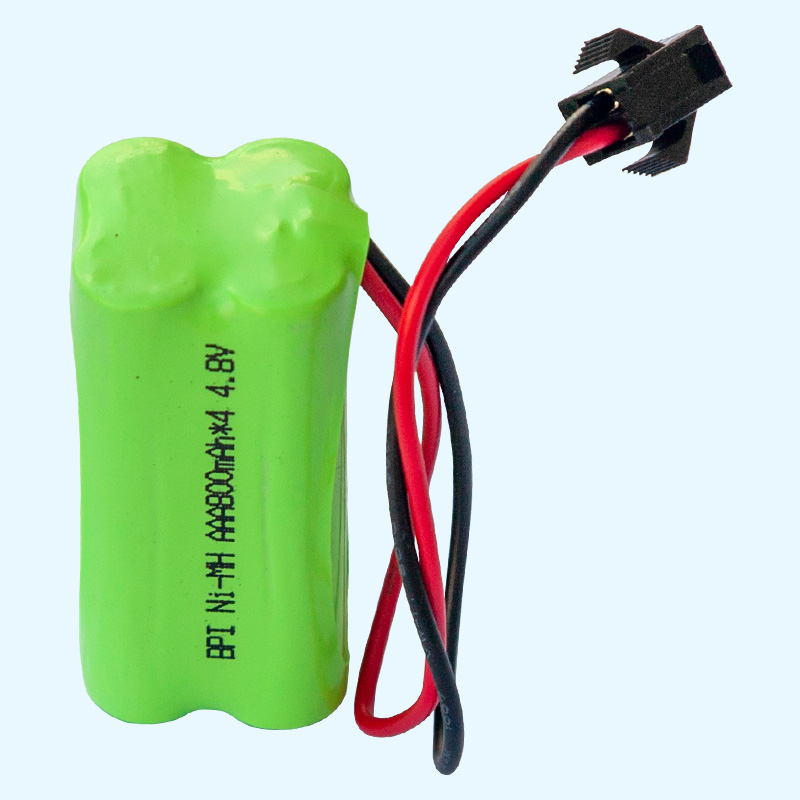 7號鎳氫玩具車電子產(chǎn)品,照明燈飾儀器充電池4.8VAAA800mAh*4節(jié)串聯(lián),安全,循環(huán)壽命長,低內(nèi)阻